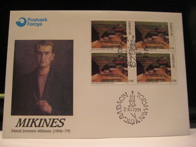 1991, 7.10, MIKINES, 4  blokk kr 5.50.