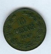 1909, 10 PENNIA