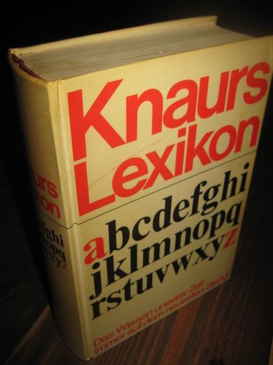 Knaurs Lexikon 1981