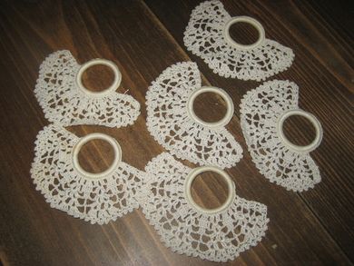 Serviettringer i nuperelle ?? 6 stk selges under ett