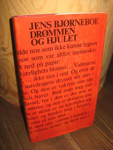 Bjørneboe, Jens: DRØMMEN OG HJULET. 1970.