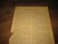 Artikkel om Aasmund Olavsson Vinje. Fra blad fra år 1900. 