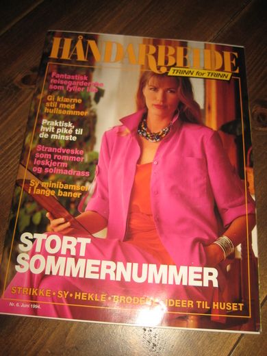1994 nr 006 HÅNDARBEIDE TRINN FOR TRINN