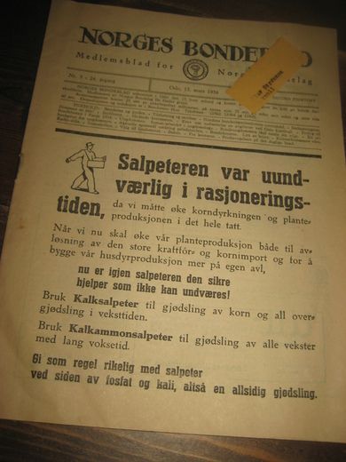 1934,nr 003, NORGES BONDEBLAD.