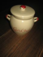 Skål med lokk Modern House Ca 10 cm i diameter 12 cm høg