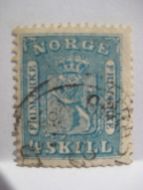 NK 8, 4 SKILLING, 1860 tallet.