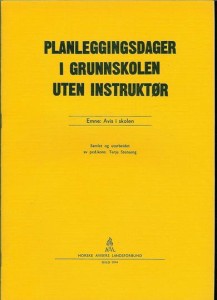 PLANLEGGINGSDAGER I GRUNNSKULEN UTEN INSTRUKTØR. 1974
