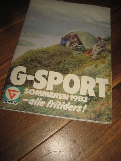 G-sport sommeren 1982. 