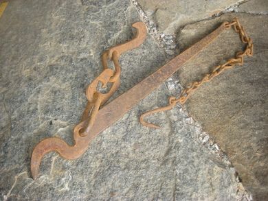 Gammel men pen heimesmidd BJØNN fra slutten på 1800 tallet Ca 60 cm lang