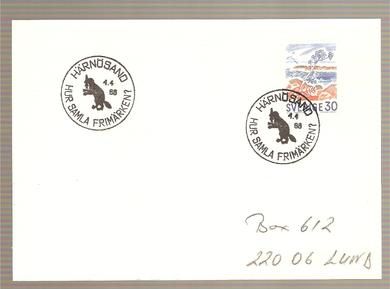 1968 4 4 HARØSAND HUR SAMLA FRIMERKEN