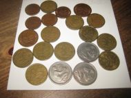 Samling 1- 2- 5- og 50 PFENNING Tyskland