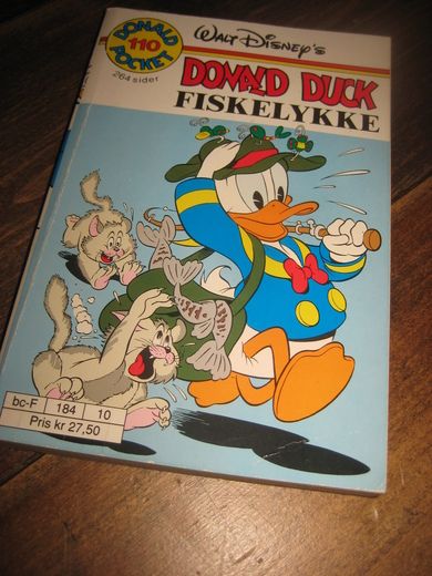 DONALD DUCK FISKELYKKE Bok nr 110 1 utgave