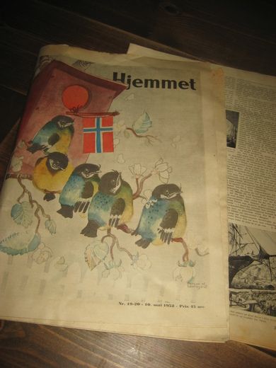 1952 nr 019 20 HJEMMET samt 1953 NR 9-10