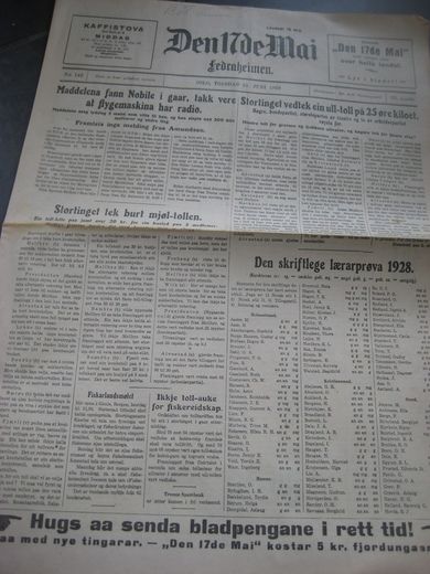 1928 nr 142 Den 17de Mai