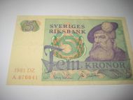 1981 5 KRONOR A 876641