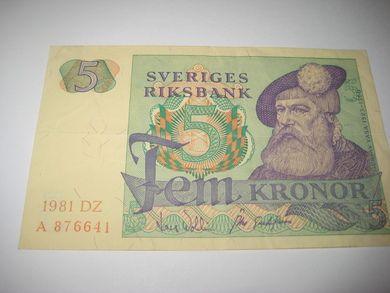 1981 5 KRONOR A 876641