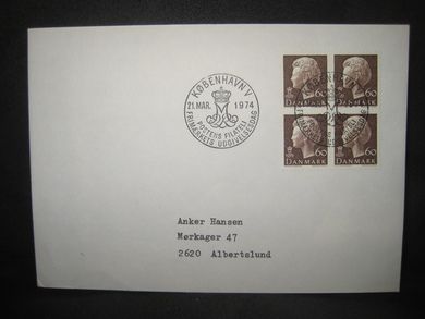 1974 21 mars POSTENS FILATELI 4 blokk