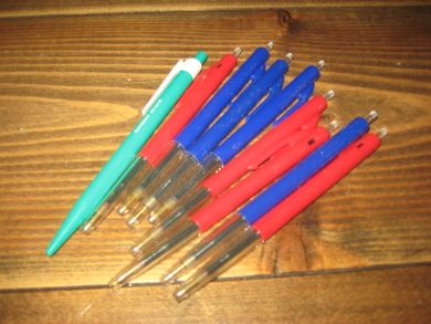 Lot med BIC penner 80-90 tallet