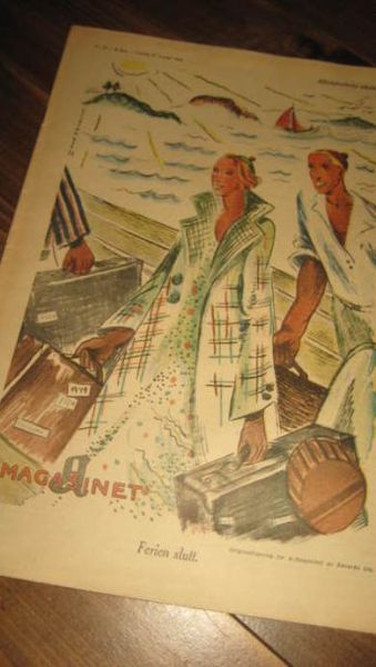 1932 nr 035 A MAGASINET Originaltegning for A Magasinet av Edvarda Lie