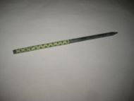 Ubrukt griffel brukt i skulestova i gamle dager skriveredskap Tidleg 1900 Grønn