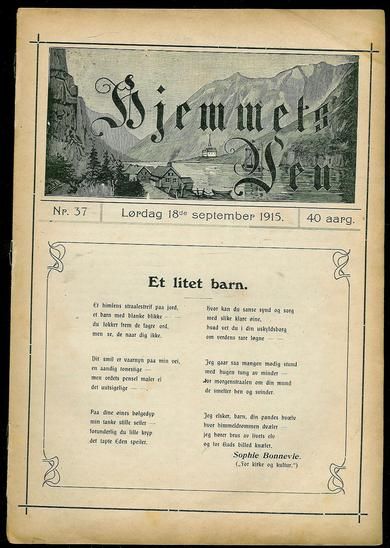 1915 nr 037 Hjemmets Ven
