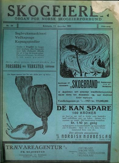 1923 nr 024 SKOGEIEREN
