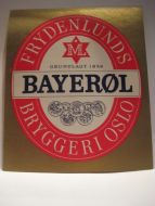 Frydenlund Bryggeri BAYERØL 50-60 tallet