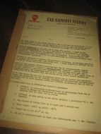 Mappe fra AXO KJEMISKE FABRIKK, 1956. Ang. TUEFOLIN, skipsmaling på båter. Med produktbeskrivelse fra forskningsinstitutt etc.