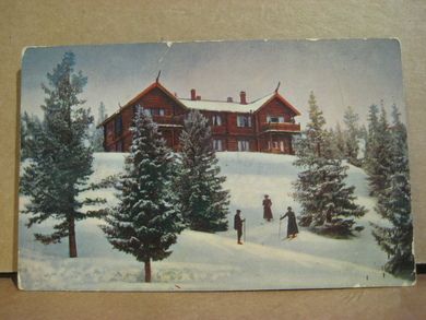 Nystuen på Fefor, J.H.K. No 1397.Stempla JESSHEIM 3.1.14.