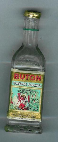 BUTON, gammel miniatyrflaske