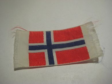 Norsk flagg ca 4*3 cm stort