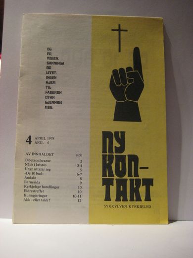 1978 APRIL nr 4 NY KONTAKT
