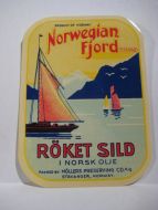 Norwegian Fjord, fra Møllers Preserving Co, Stavanger.