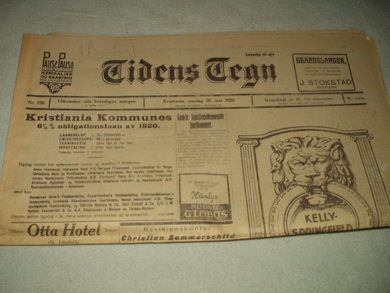 1920 nr 128 Tidens Tegn