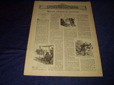 1904 nr 016 Tilæg til Allers Familie Journal MELLEM VIRKELIGT OG UVIRKELIGT Illustrerede fantastiske og romantiske Fortællinger