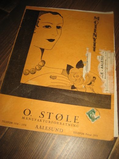 MOTENYTT FRA o støle Aalesund 40 tallet