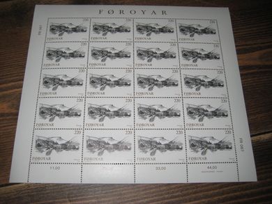 FR067, postfrisk heilark fra Færøyane.