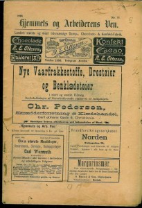 1893,nr 016, Hjemmets og Arbeidernes Ven.
