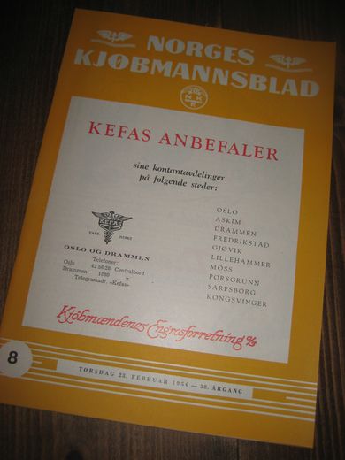 1956,nr 008, NORGES KJØPMANNSBLAD.