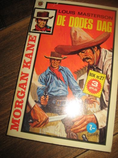 MASTERSON LOUIS: DE DØDES DAG Bok nr 27 3 OPPLAG 1976