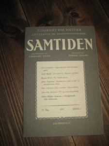1970,nr 001, SAMTIDEN.