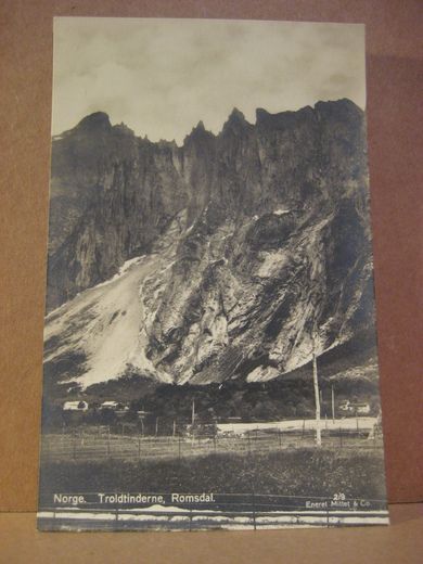 Trolltinderne, Romsdal. Mittet & Co, 2/9.