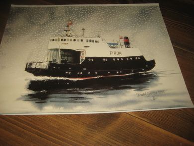 Bilde av FIRDA Ca 35*26 cm stort Pent i glass og ramme