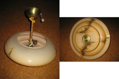 Eldre taklampe i meget god stand 40-50 tallet