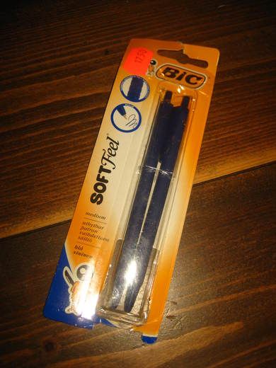 Uåpna pakke BIC penn 2 stk 80 tallet