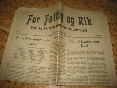 1953 nr 030 For Fattig og Rik