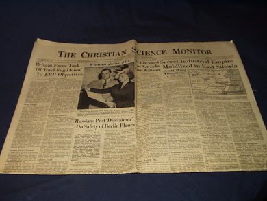 1948 nr 188 volum 40 THE CHRISTIAN SCIENCE MONITOR
