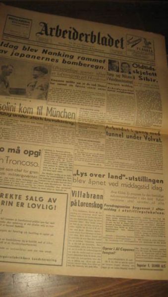 1937 nr 224 Arbeiderbladet