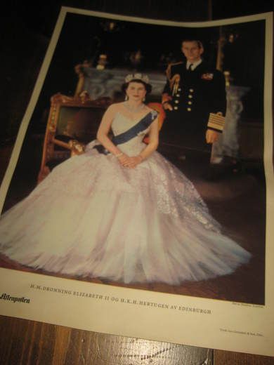 Dronning Elizabeth II og Hertugen av Edinburgh Kongebilde Billag til Aftenposten