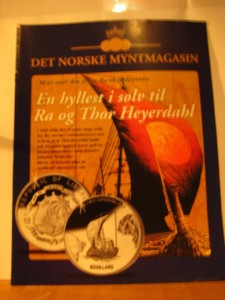 En hyllest i sølv til Ra og Thor Heyerdahl.